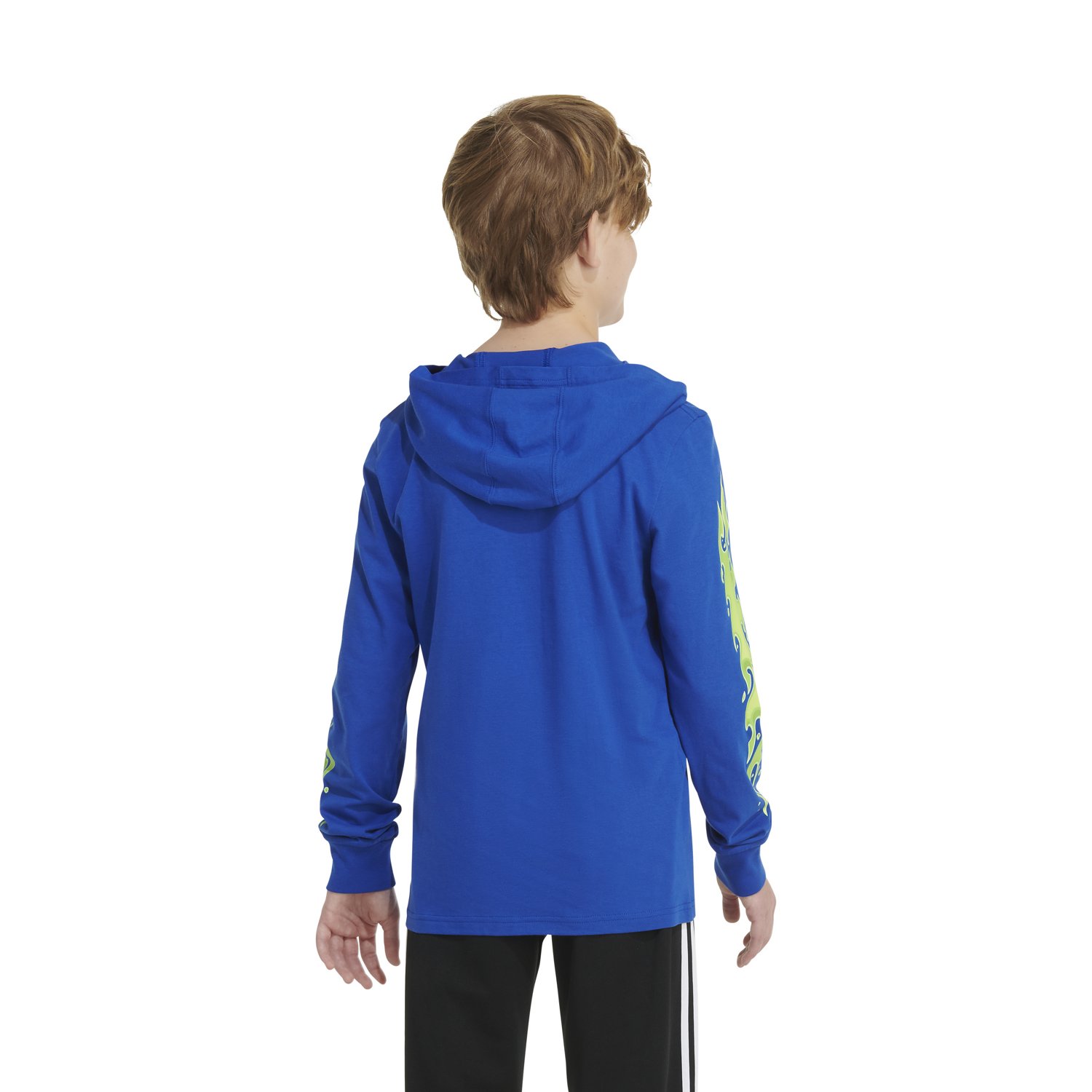 adidas Long Sleeve Hooded "Ecto Flame" T-shirt - view number 2